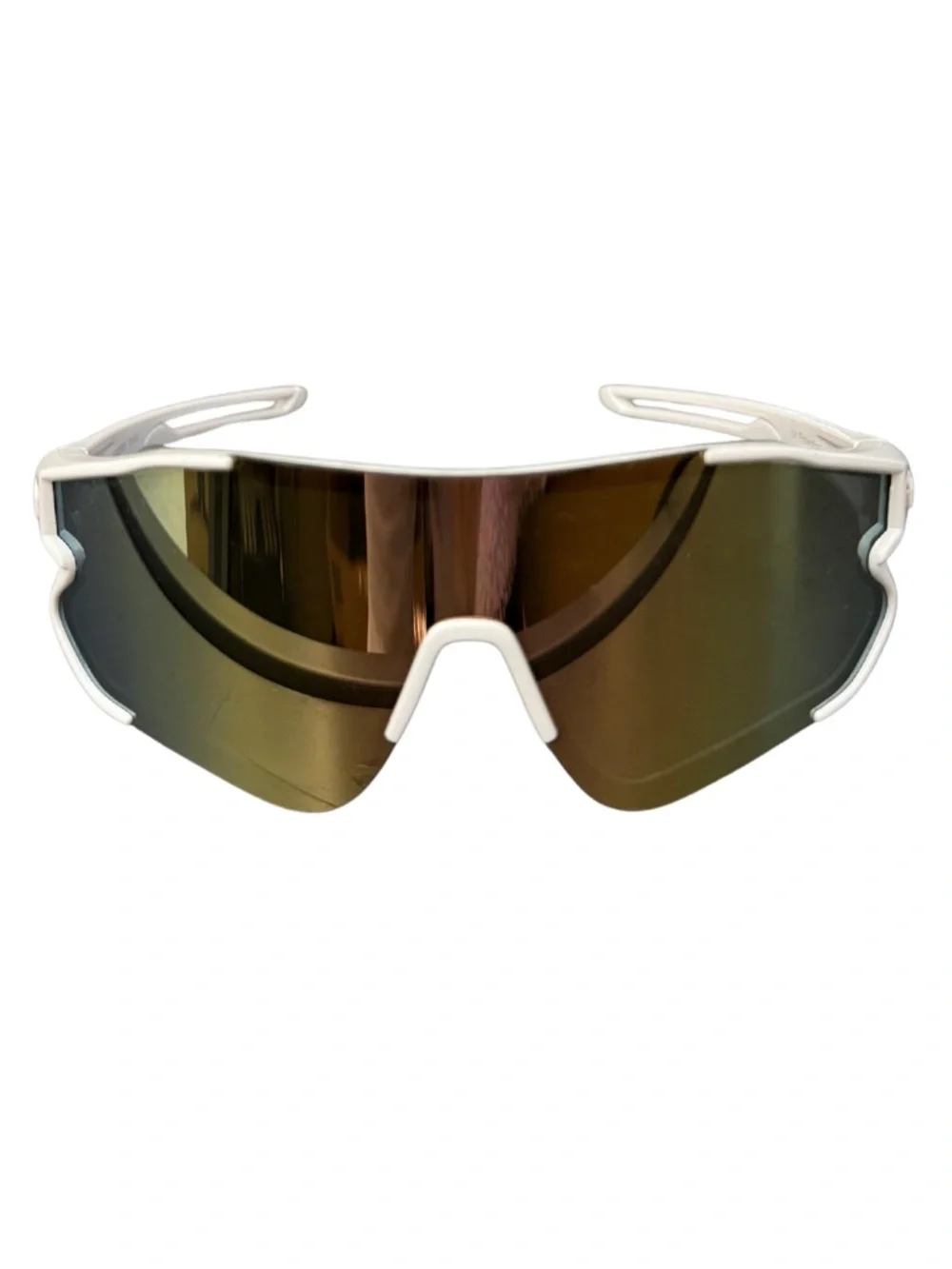 Boys Sport Sunglasses Outdoor Youth Kids Baseball Sun Glasses White 5